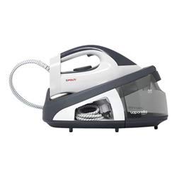 Polti Vaporella Simply VS10.10, Plancha generadora de vapor con dep&oacute;sito extra&iacute;ble de 1.5 L, Max Pum 6.5 BAR, funci&oacute;n ECO, calentamiento 2 minutos, 2200 W, Blanco/Gris